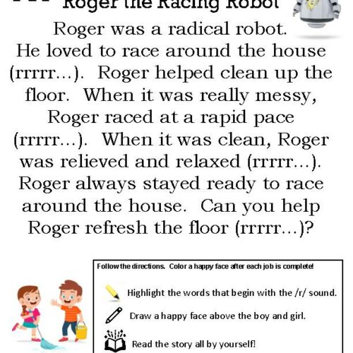 Reading Practice: Letter R's featured image