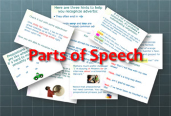 Parts of Speech- Videos, Notes, and Assessments - Distance Learning ...