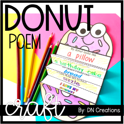 Donut Poem Craft l Donut Craft l Donut Day Activity l 5 Senses Craft's featured image