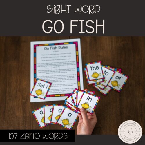 Sight Word Go Fish Game BUNDLE's featured image