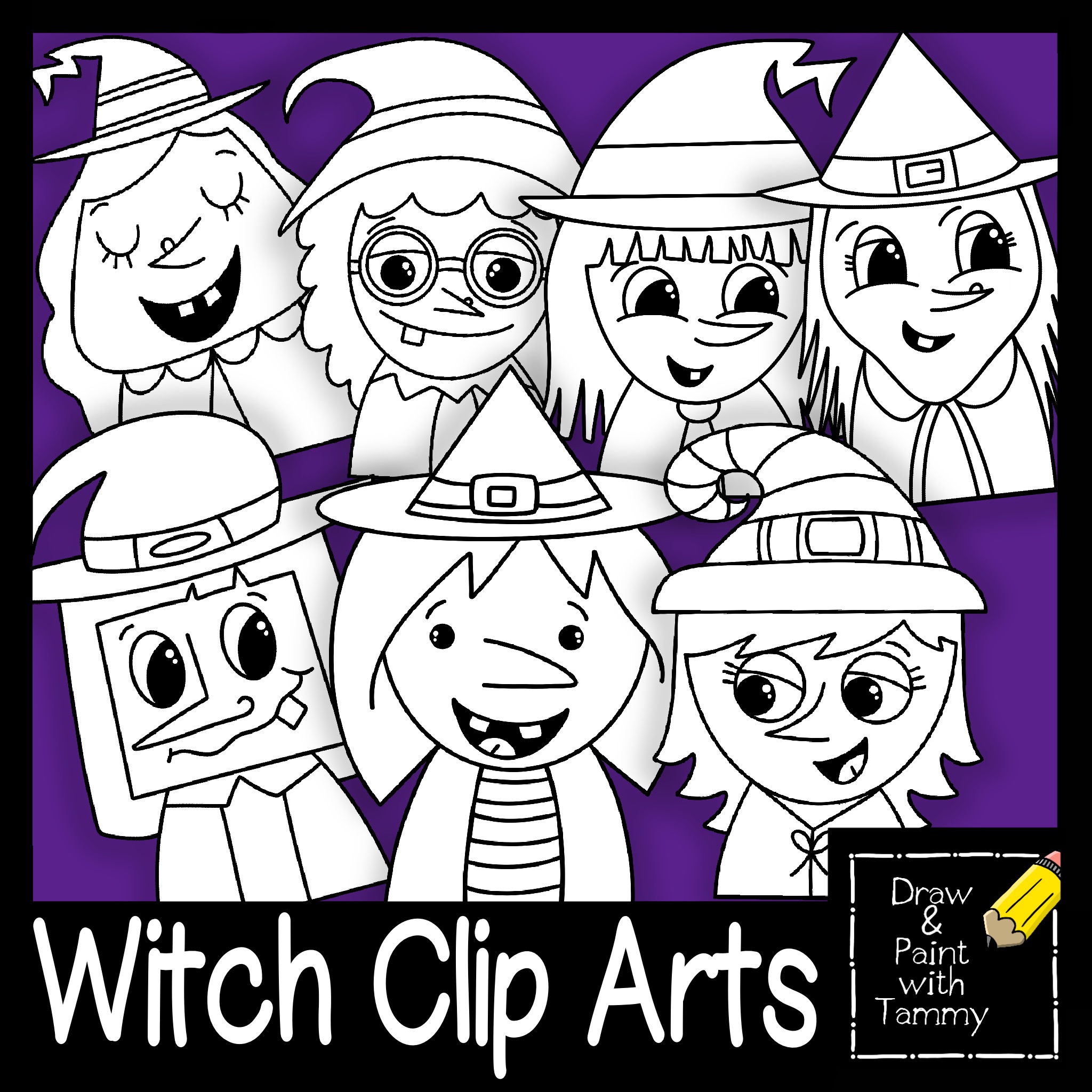 Printable Witch Art
