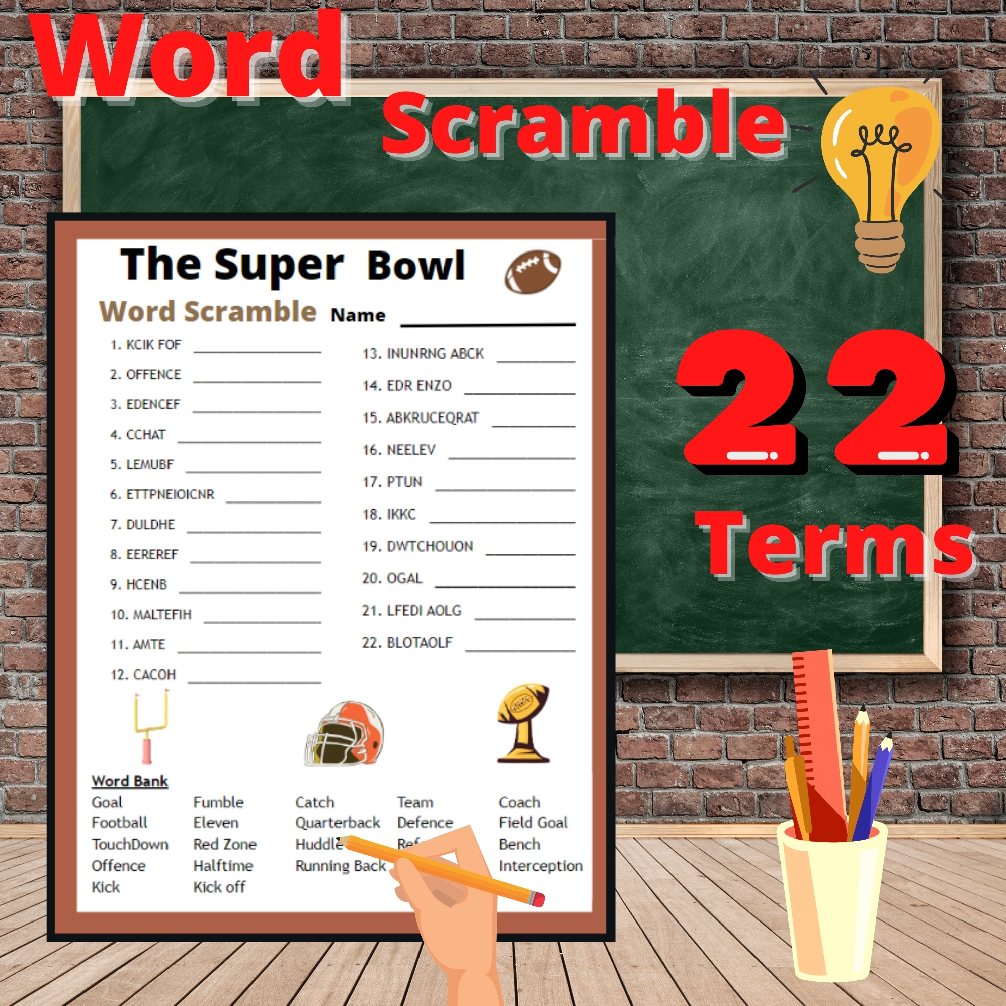 super bowl word search football puzzles vocabulary activity no