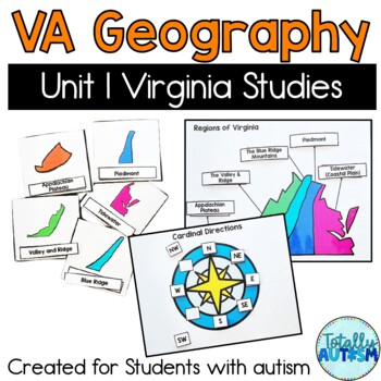 VA Geography | Virginia Studies | Adapted Social Studies Unit