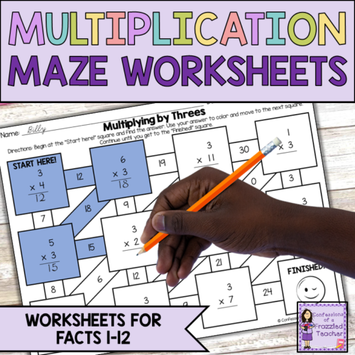 Multiplication Practice Math Mazes's featured image