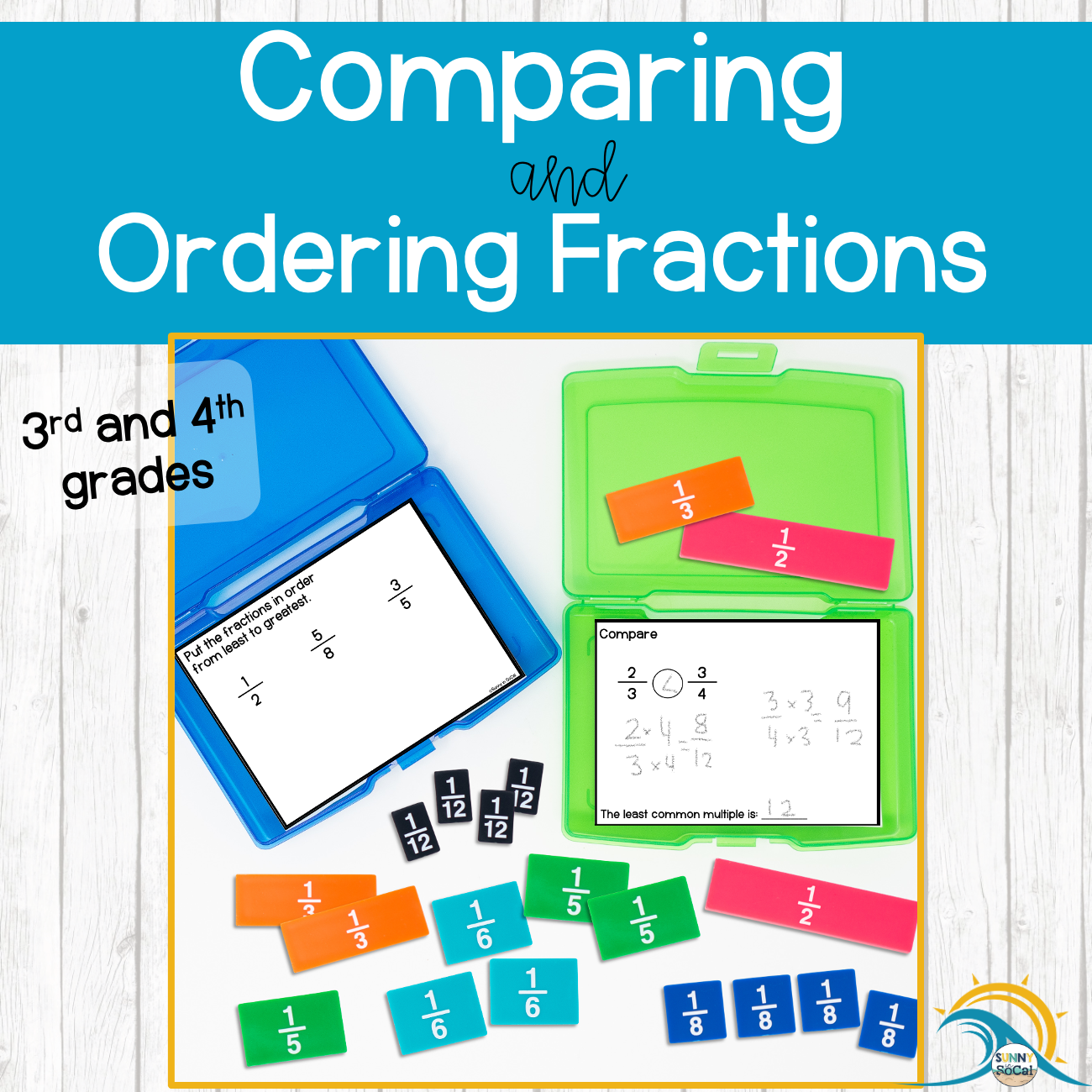 Comparing and Ordering Fractions Practice