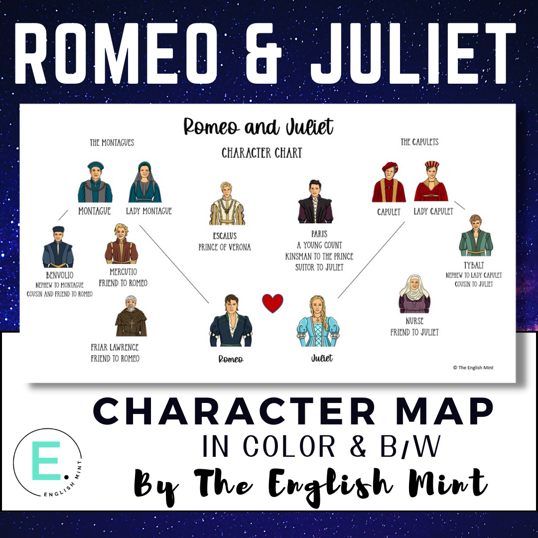 Romeo and Juliet Character Maps Classful