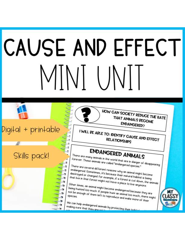 Cause and Effect Mini Unit Variety Pack