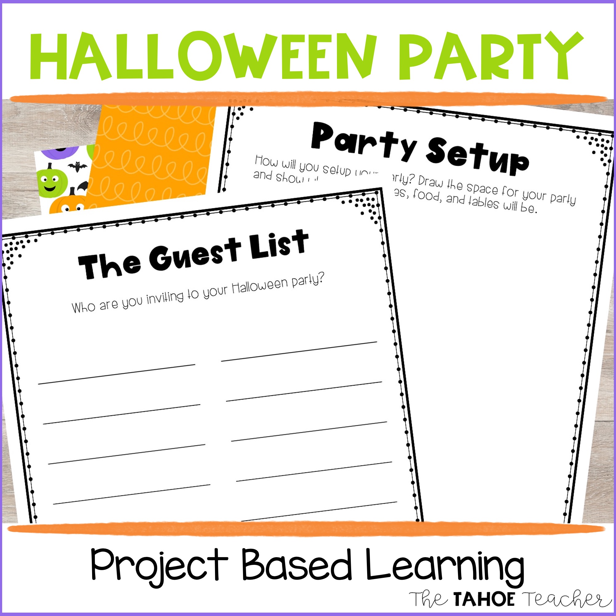 Planning a Halloween Party Project Based Learning