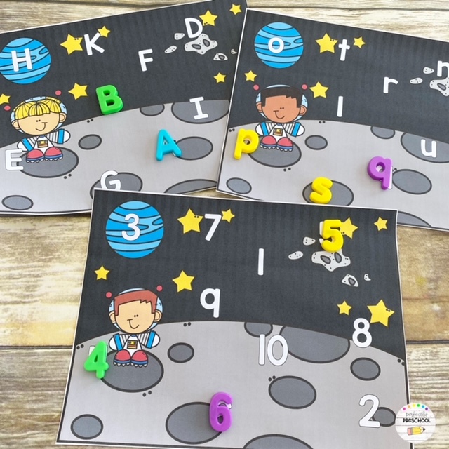 Preschool Outer Space Math and Literacy Centers and Activities - Classful