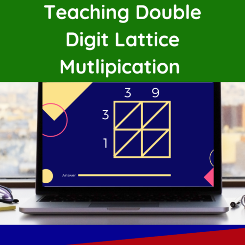 Double Digit Multiplication Lattice Method Digital Math Activity 4th Grade Math's featured image