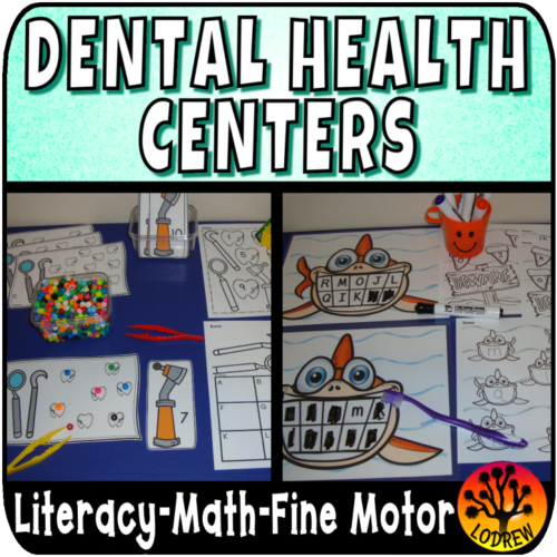 Dental Health Centers Activities Math Literacy Teeth Tooth Dental Centers Preschool Kindergarten's featured image