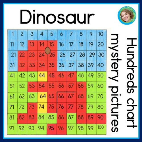 Dinosaurs 100s Chart | Hundreds Charts | 100 Chart Mystery Pictures's featured image