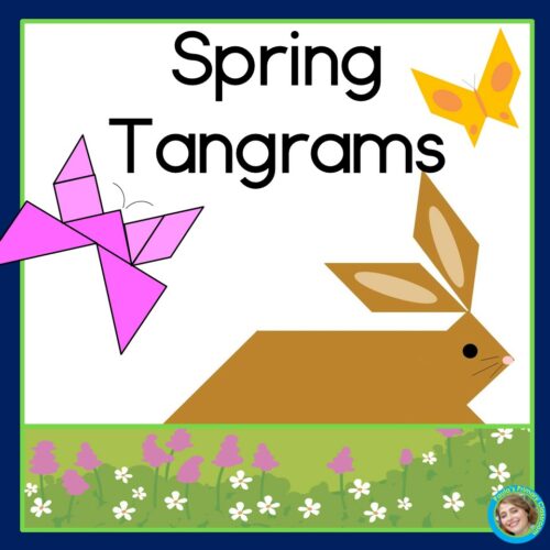 Spring Tangram Puzzles Printable | 2D Shapes Math Center | Tangrams's featured image