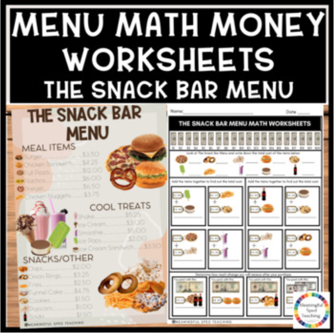 menu-math-money-worksheets-life-skills-printable-no-prep-snack-bar