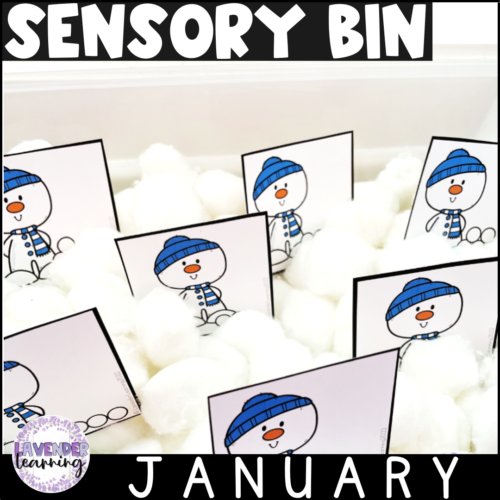 January Sensory Bin for Preschool, Pre-K, & Kindergarten - Winter Sensory Table's featured image