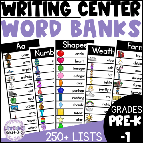 Picture Dictionary for Kindergarten Writing Centers and Writing Stations's featured image