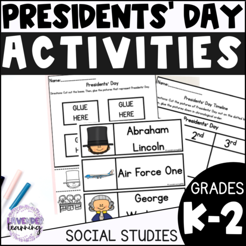 Presidents' Day Social Studies Activities for Kindergarten & 1st Grade - Vocab's featured image