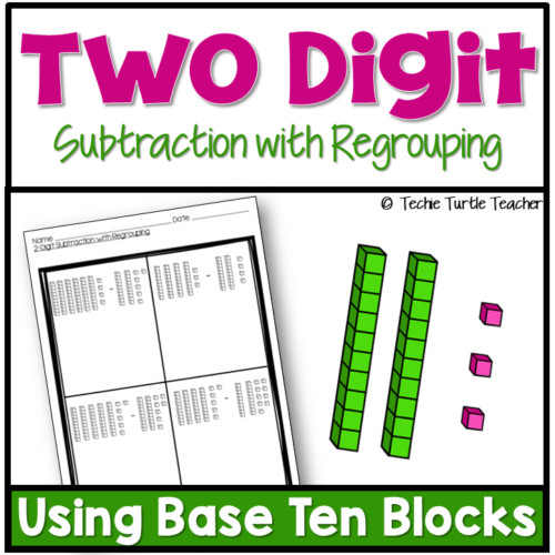 2-Digit Subtraction with Regrouping Using Base Ten Blocks's featured image