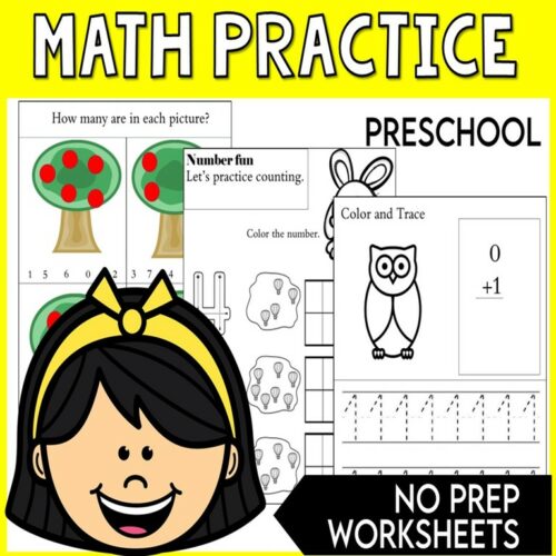 Worksheets for Pre K Math's featured image