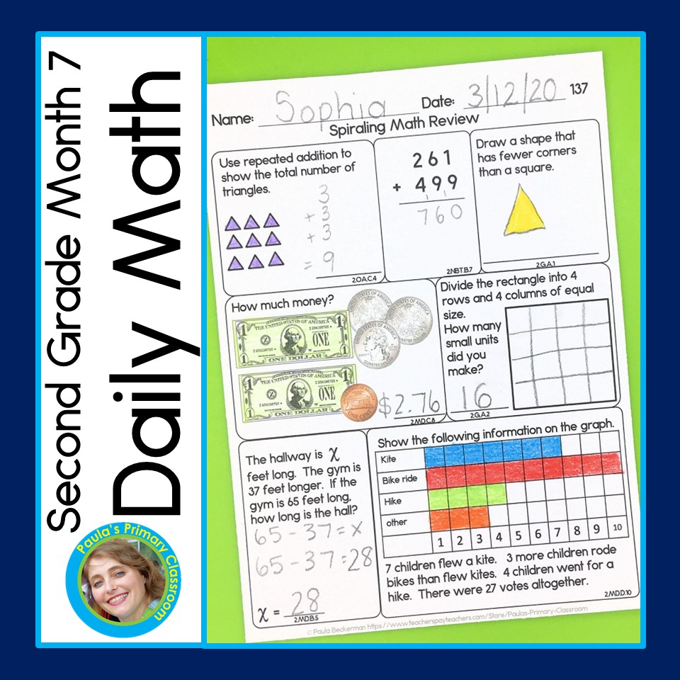 4th Grade Common Core Math Worksheets - PRINTABLE - Appletastic Learning, image size:960x960