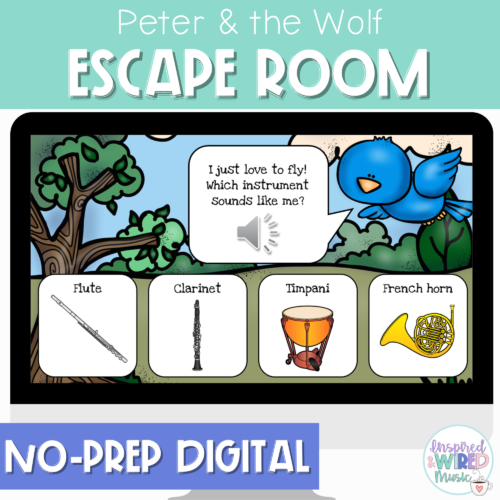 Peter and the Wolf Digital Music Escape Room's featured image