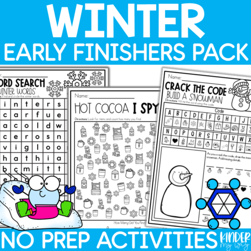 Winter Fast Finisher Puzzles Mazes Brain Break Activities's featured image