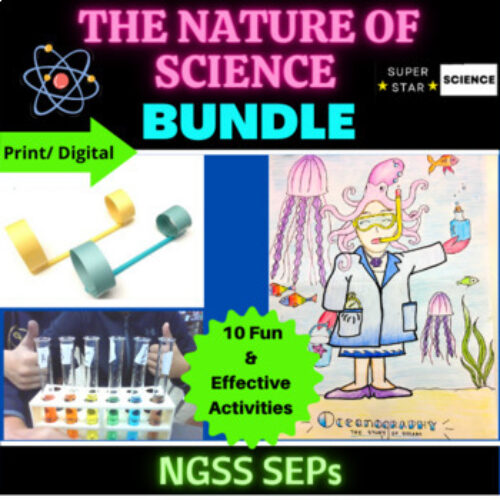 Nature of Science Activities Bundle Fun Middle School NGSS SEPs's featured image