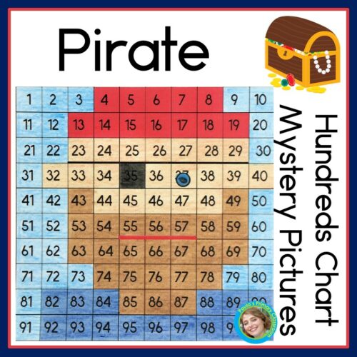 Pirate 100s Chart | Hundreds Chart | 100 Chart Mystery Pictures's featured image