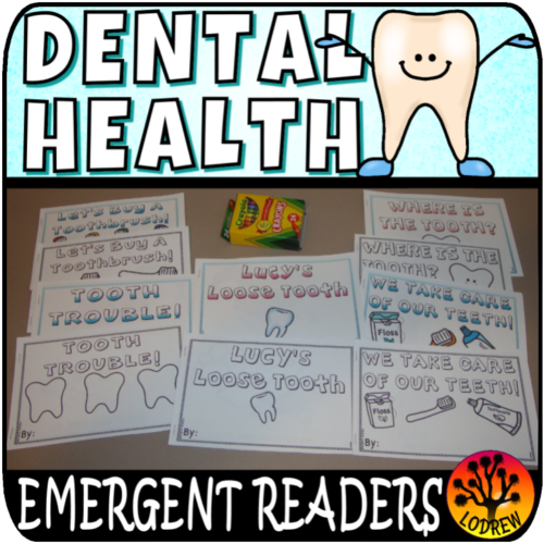 Dental Health Centers Emergent Readers Activities Literacy Math Teeth Tooth No Prep Reading's featured image