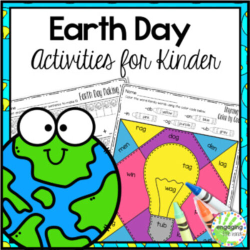 Earth Day Printable Activities for Kindergarten's featured image