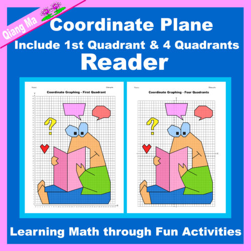 Back to School Monster Coordinate Plane Graphing Picture: Reader's featured image