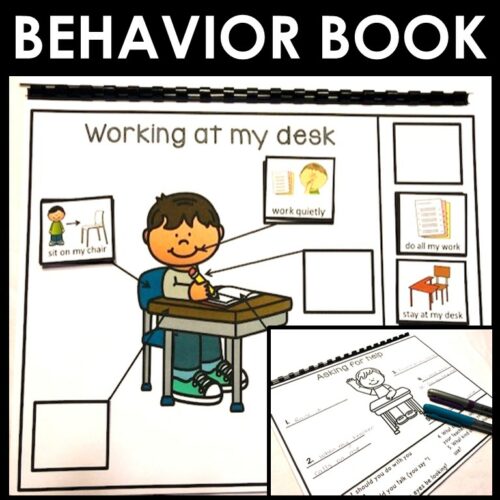 Adapted behavior and social skills interactive activities and worksheets's featured image