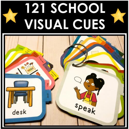 School Based Portable Visual cards pictures classroom communication's featured image