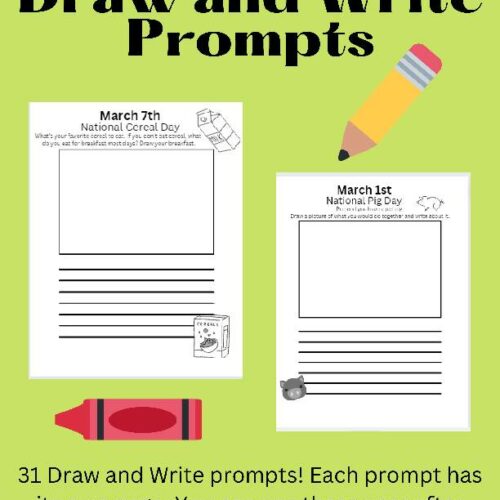 March Daily Journal | Draw and Write Daily Prompts's featured image