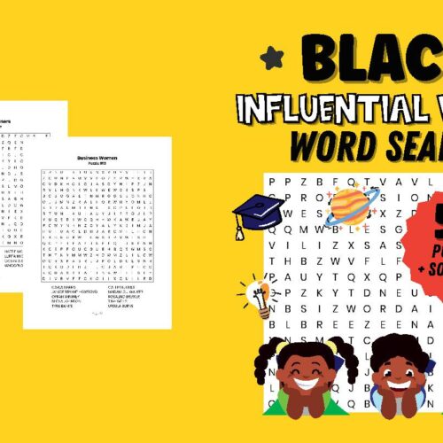 Black Influential Women Word Search's featured image