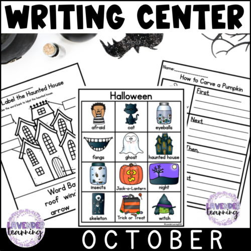 Writing Center Starter Kit for Preschool, Pre-K, Kindergarten, & First Grade Students's featured image