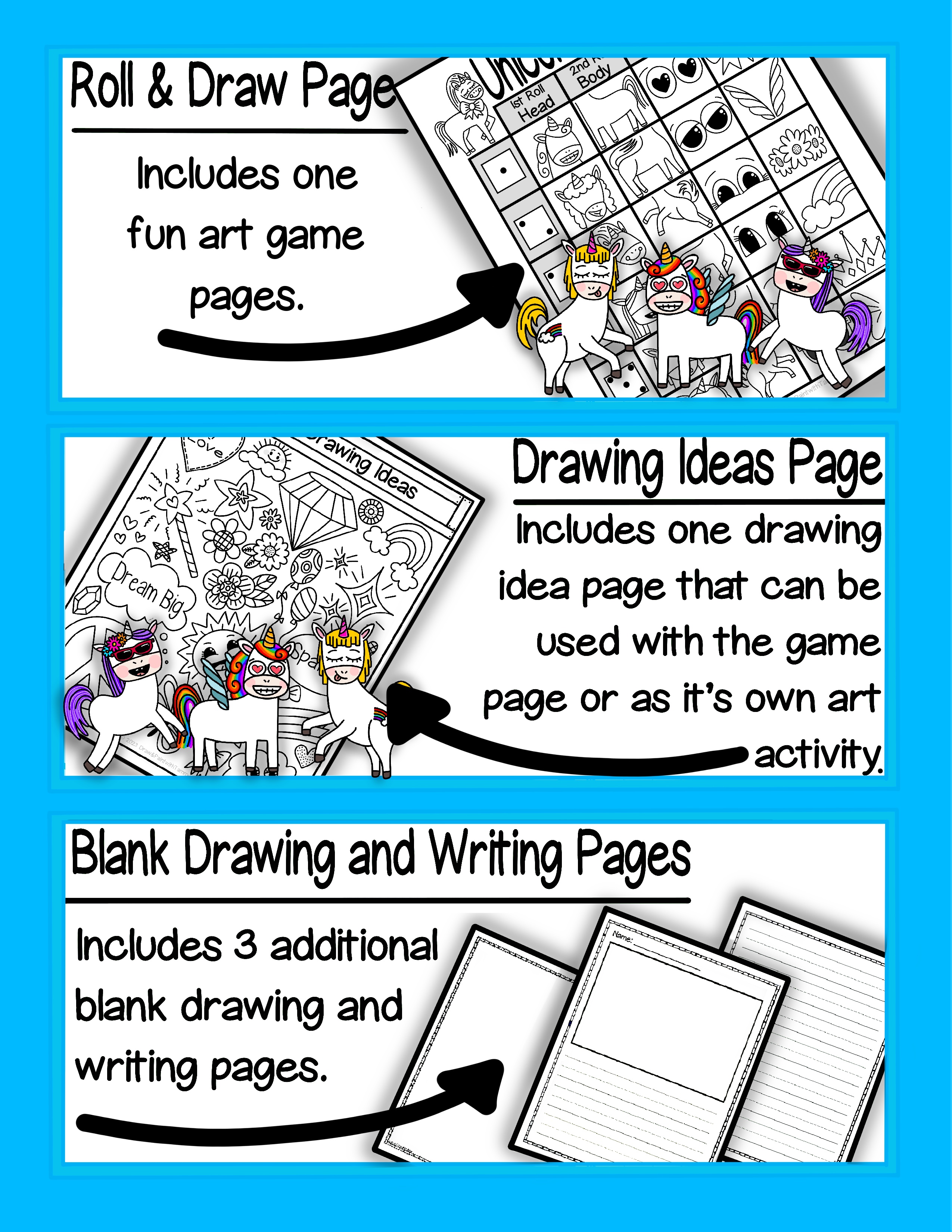 Kids drawing dreams: Blank Paper For Drawing And Sketching: Artist