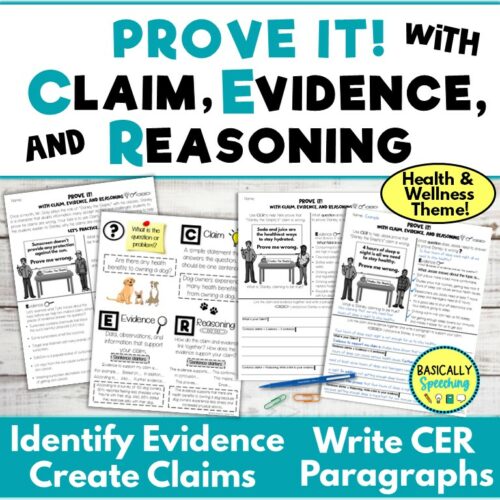 Claim Evidence Reasoning CER Paragraph Practice Activity's featured image