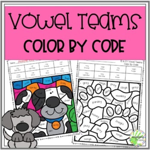 Vowel Teams Color by Code's featured image