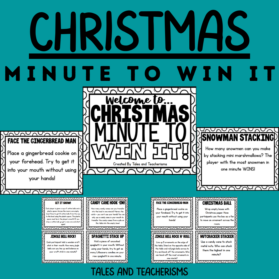 Christmas Minute to Win it Games