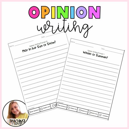 10 Opinion Writing Prompts's featured image