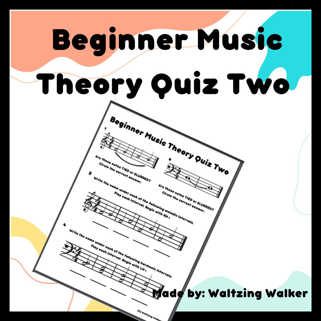 Beginner Music Theory Quiz 2