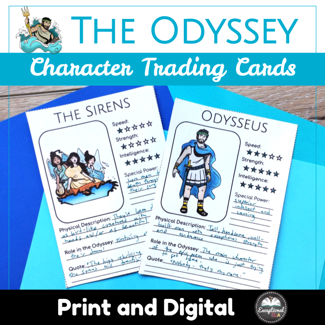 The Odyssey Character Trading Cards