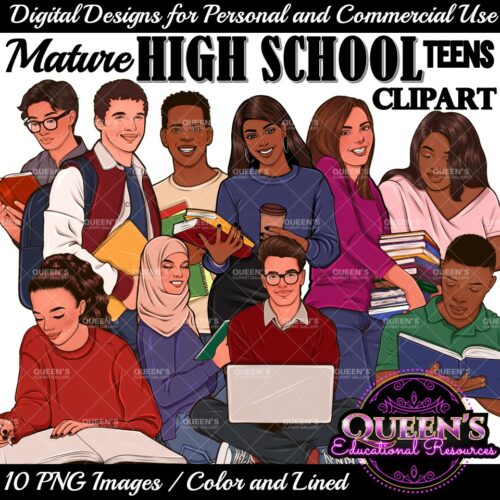 Teen Clipart, High School Students Clipart, Teenagers Clipart, Teenagers's featured image
