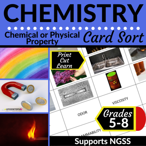 Physical and Chemical Properties | Chemistry | Card Sort's featured image