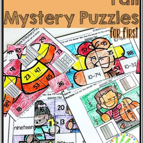 Fall Mystery Puzzles for First Grade's featured image