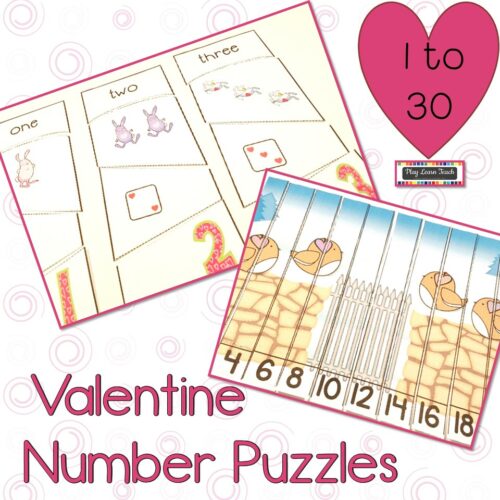 Valentine Number Puzzles's featured image