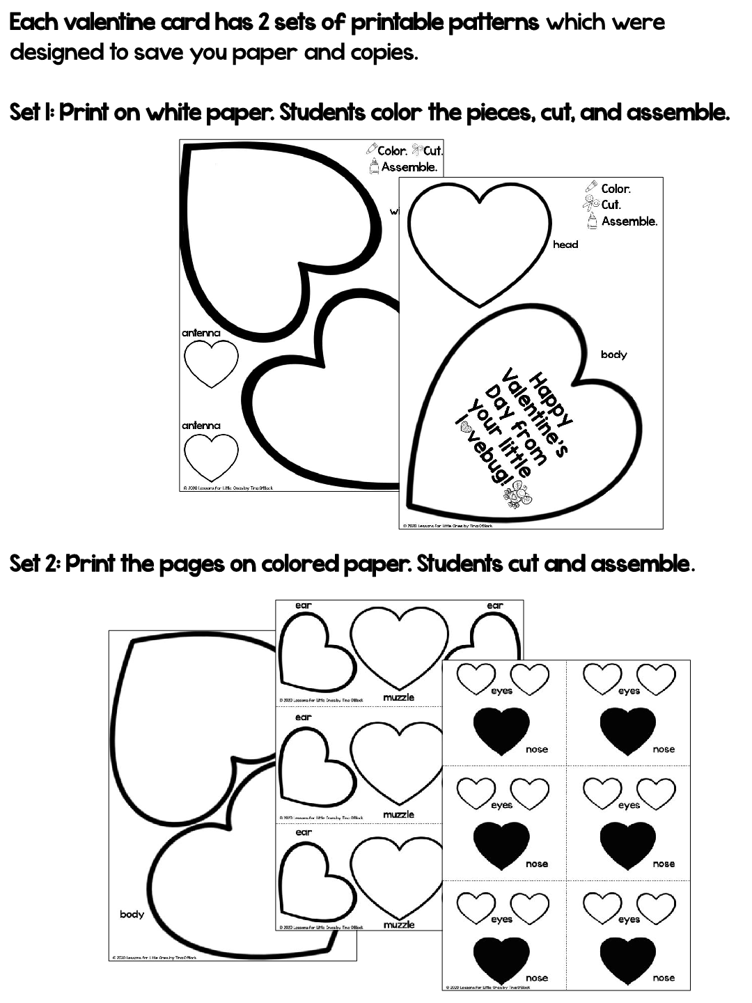 Valentine's Day Crafts Cards for Parents from Students Valentine Crafts -  Classful