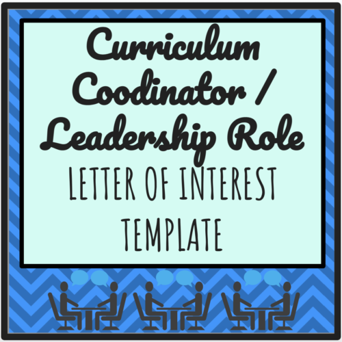Curriculum Coordinator or School Leadership Position Letter of Interest's featured image