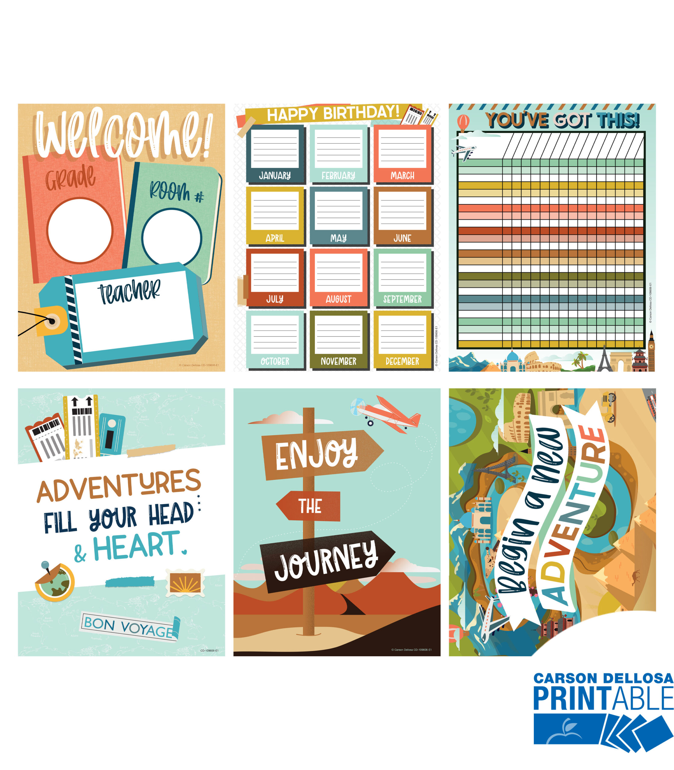 Let's Explore Printable Poster and Chart Pack